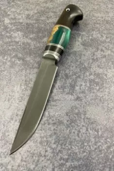 Нож Сапер Х12МФ — единственный экземпляр: карельская береза, черный граб