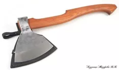 Топор-16 "Мясной" (варка металлов: углерод+ХВГ) со следами ковки