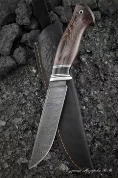 Нож Овод дамаск рукоять венге (New)