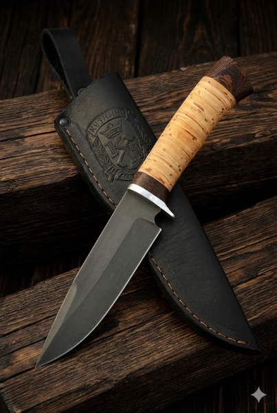 Нож Зубр Х12МФ береста