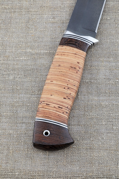 Нож Бизон Х12МФ береста