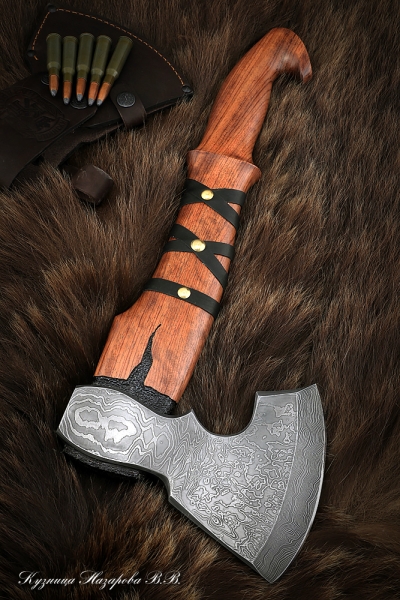 Axe Ermak - 25 Damascus bubinga 