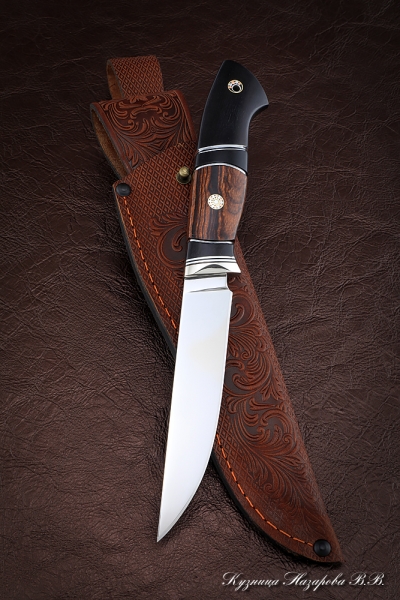 Нож Ирбис-2 S390 железное дерево черный граб