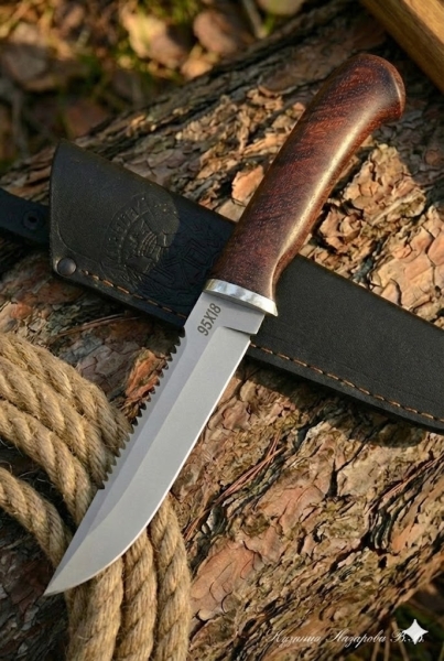 Нож Рыбак 95х18 бубинга