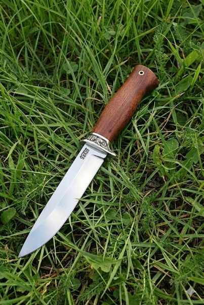 Нож Пехотинец 95х18 мельхиор бубинга