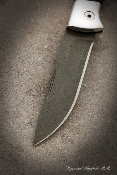Нож складной Волк сталь Х12МФ накладки черный граб