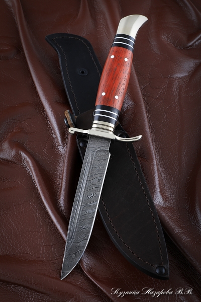 Реплика Финка НКВД дамаск падук мельхиор