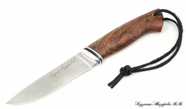 Нож Сокол 2 сталь Х12МФ - сатин рукоять орех