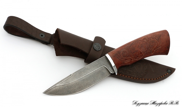 Нож Гепард: сталь ХВ-5, рукоять бубинга авт.
