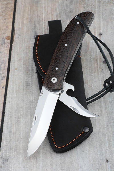 Нож складной Снайпер 2-х предметный Elmax венге
