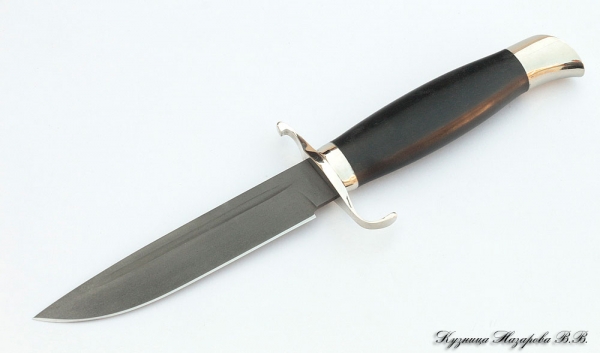 Реплика Финка НКВД Х12МФ черный граб мельхиор