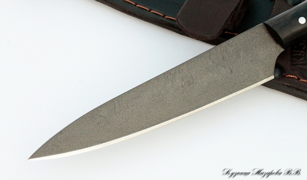 Кухонный нож Шеф-Повар №8 Х12МФ черный граб