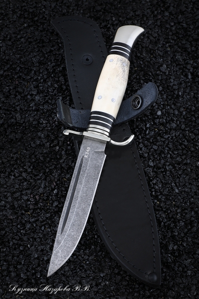 Реплика Финка НКВД К340 рог лося мельхиор